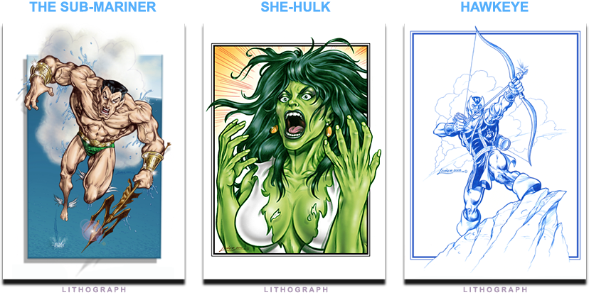 Namor - She Hulk - Hawkeye