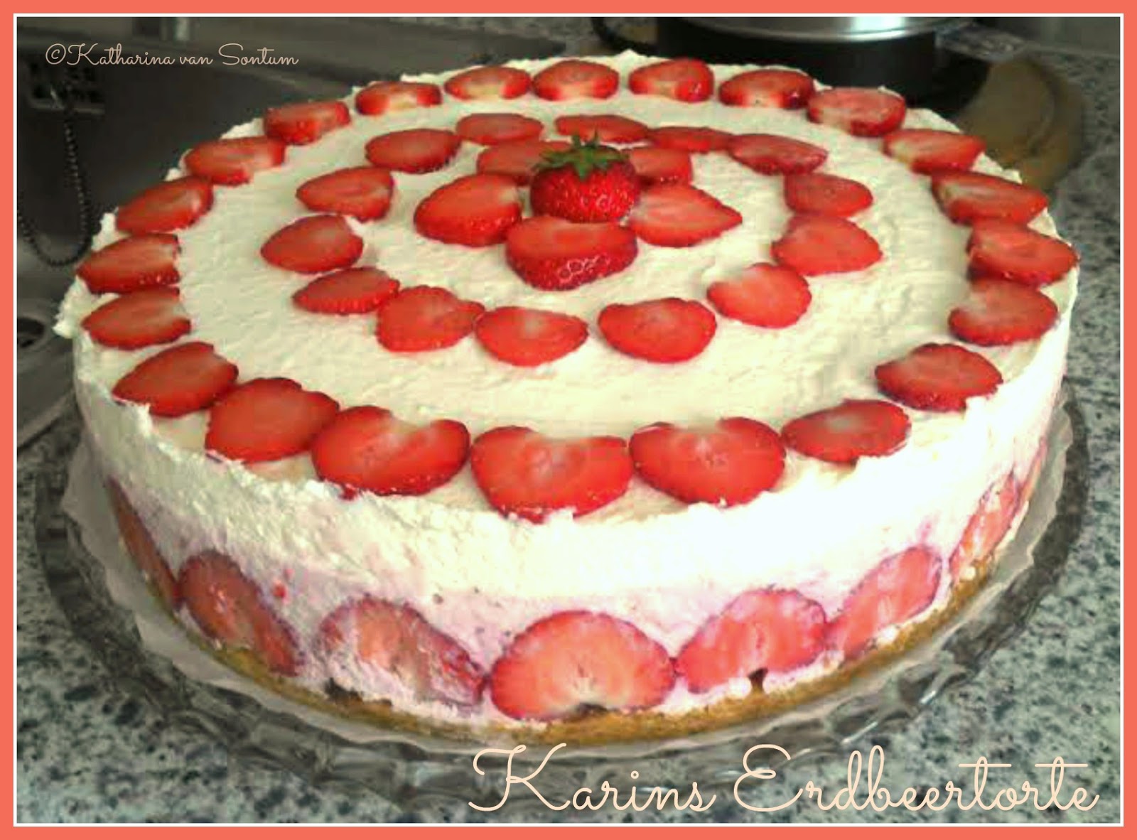 ich hab da mal was ausprobiert: Karins Erdbeertorte