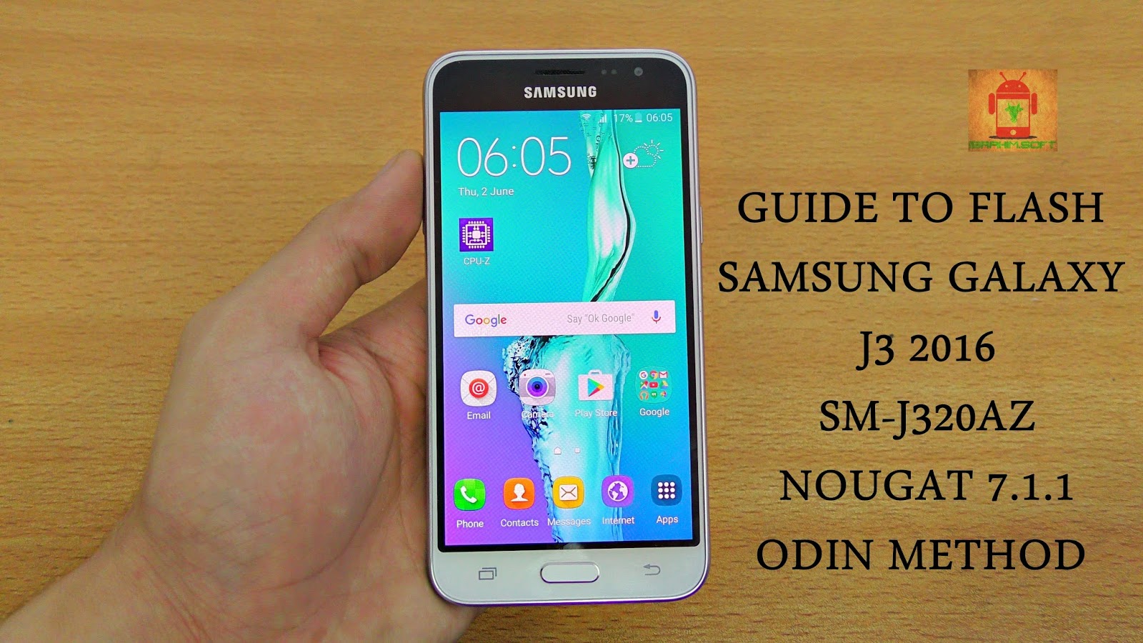 Guide To Flash Samsung Galaxy J3 2016 SMJ320AZ Nougat 7.1.1 Odin