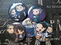 Downton Abbey Buttons, Magnets and Pocket Mirrors!