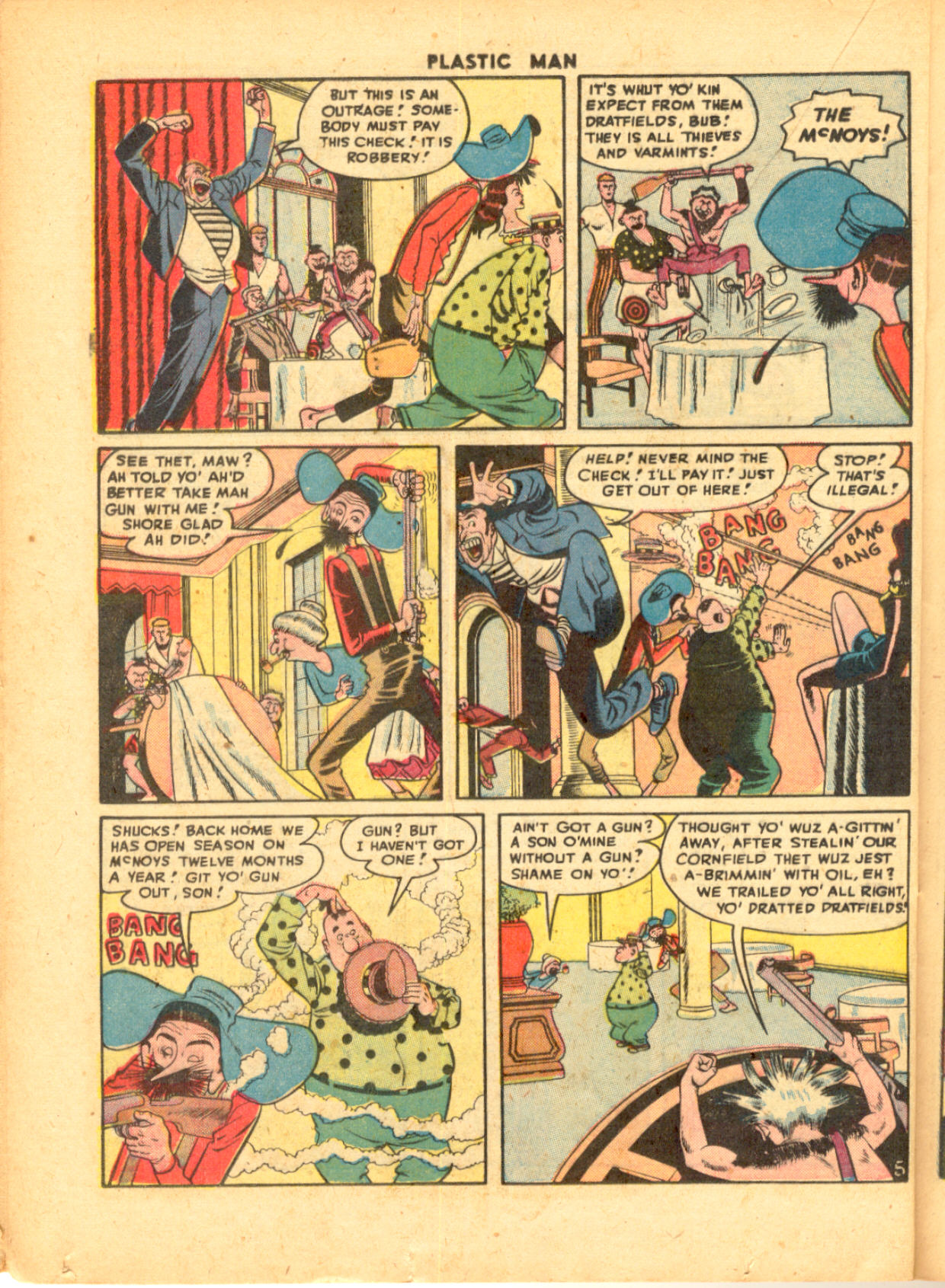 Read online Plastic Man (1943) comic -  Issue #9 - 30