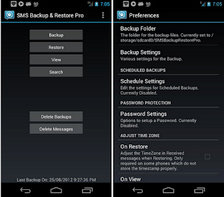 SMS Backup & Restore Pro 7.14 screenshot