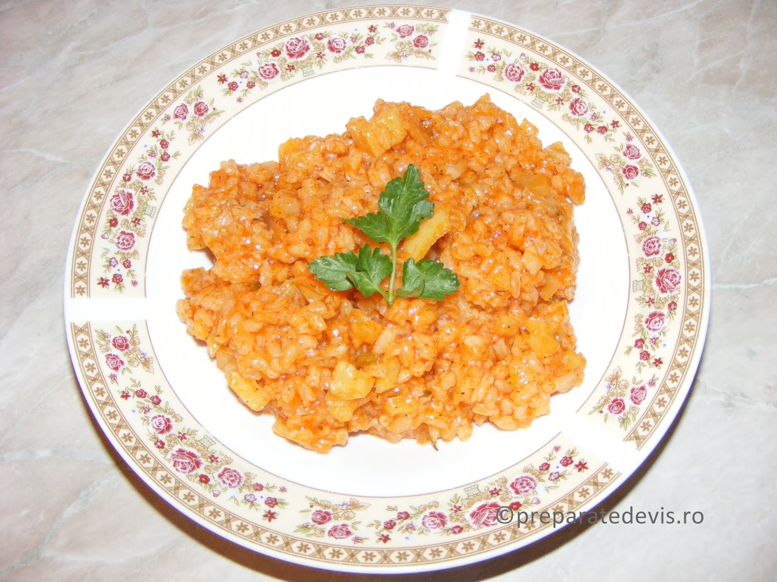 Pilaf sarbesc de post reteta Preparatedevis.ro