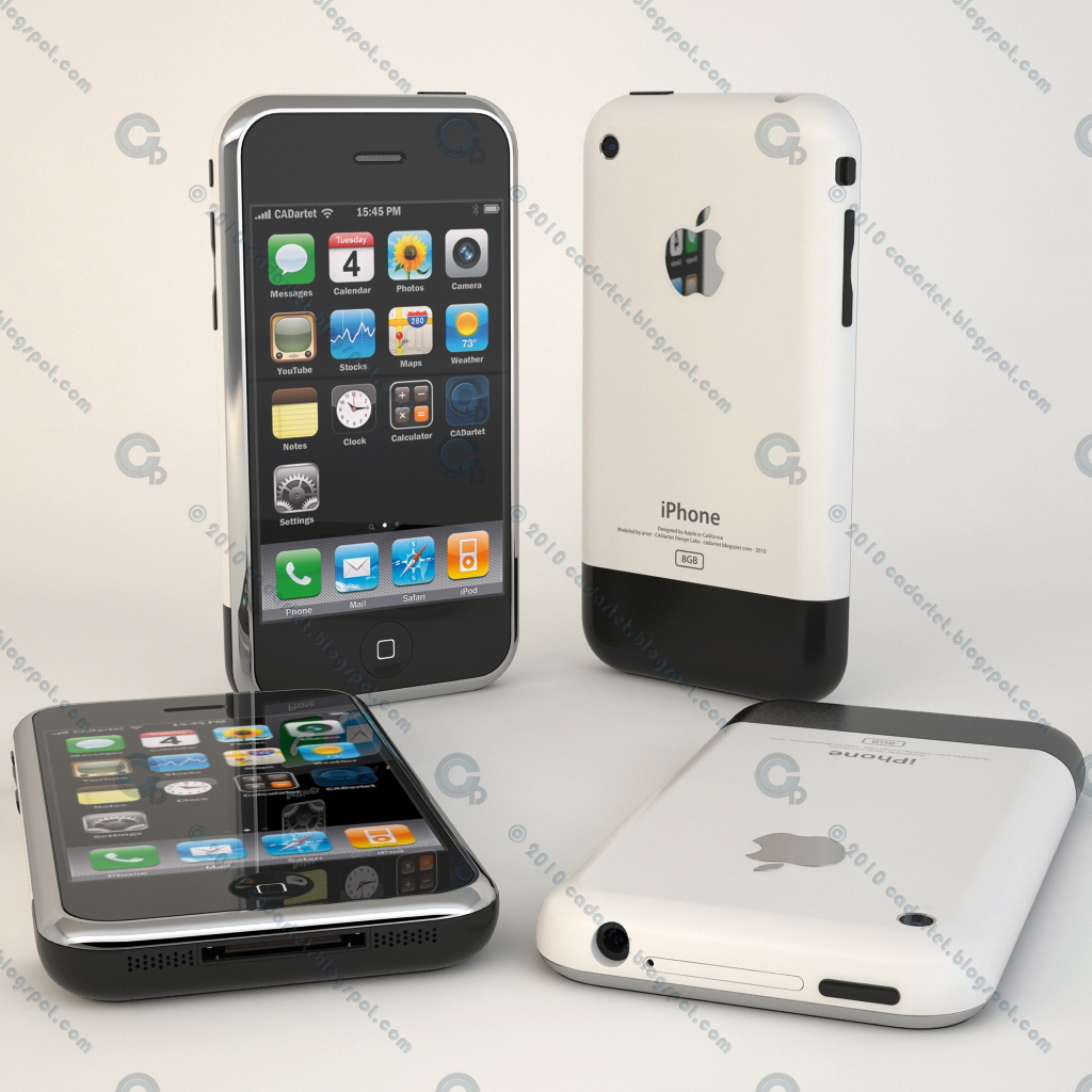 CADartet 3D model of Iphone 2G