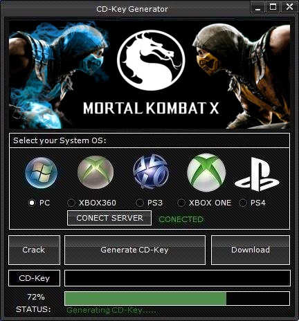 Mortal Kombat X Key Generator Password