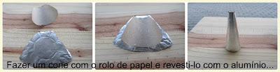 Anjo de Natal com material reciclado