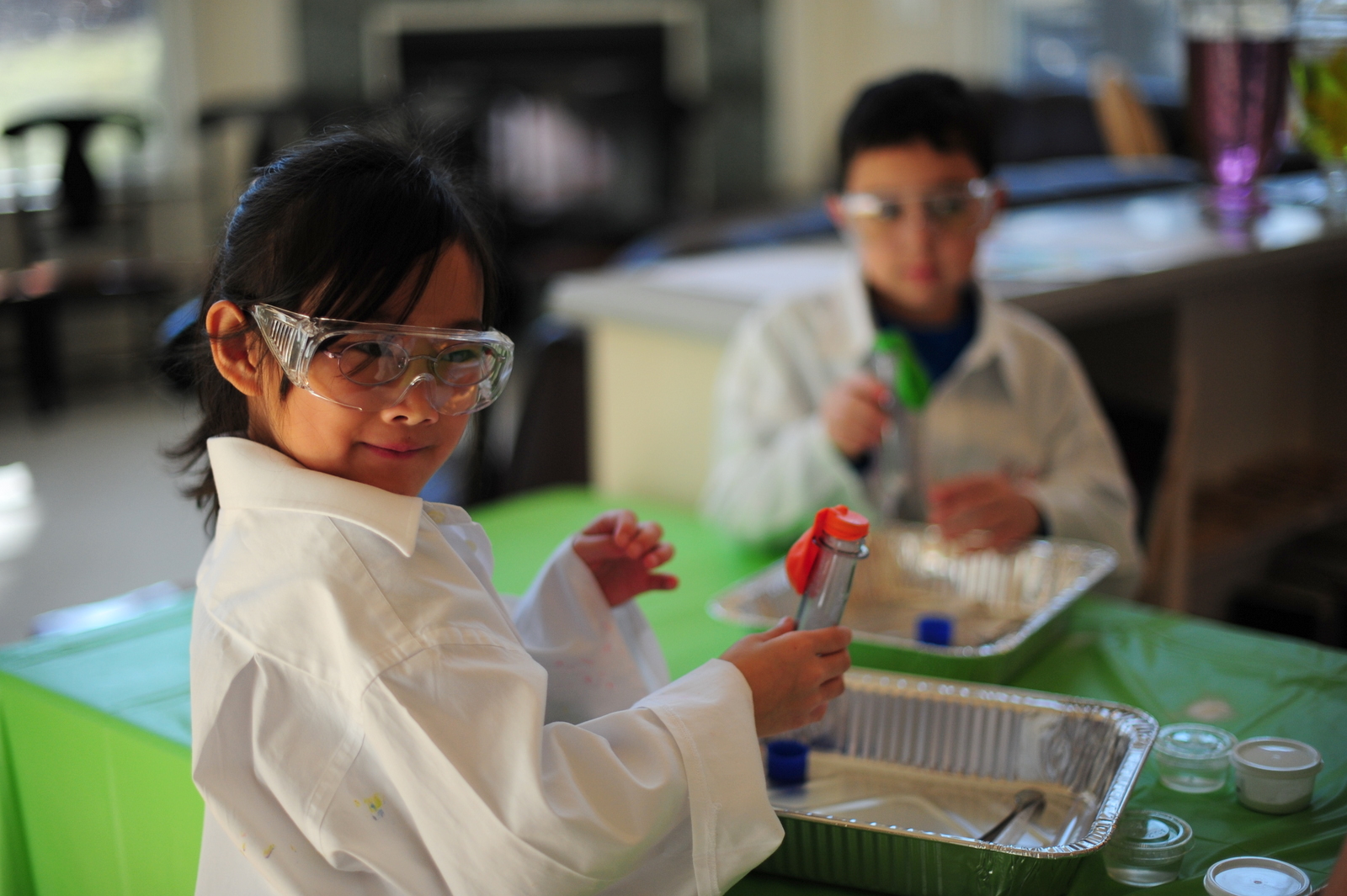 Leafy Tree Tops: Science Birthday Party Part 2