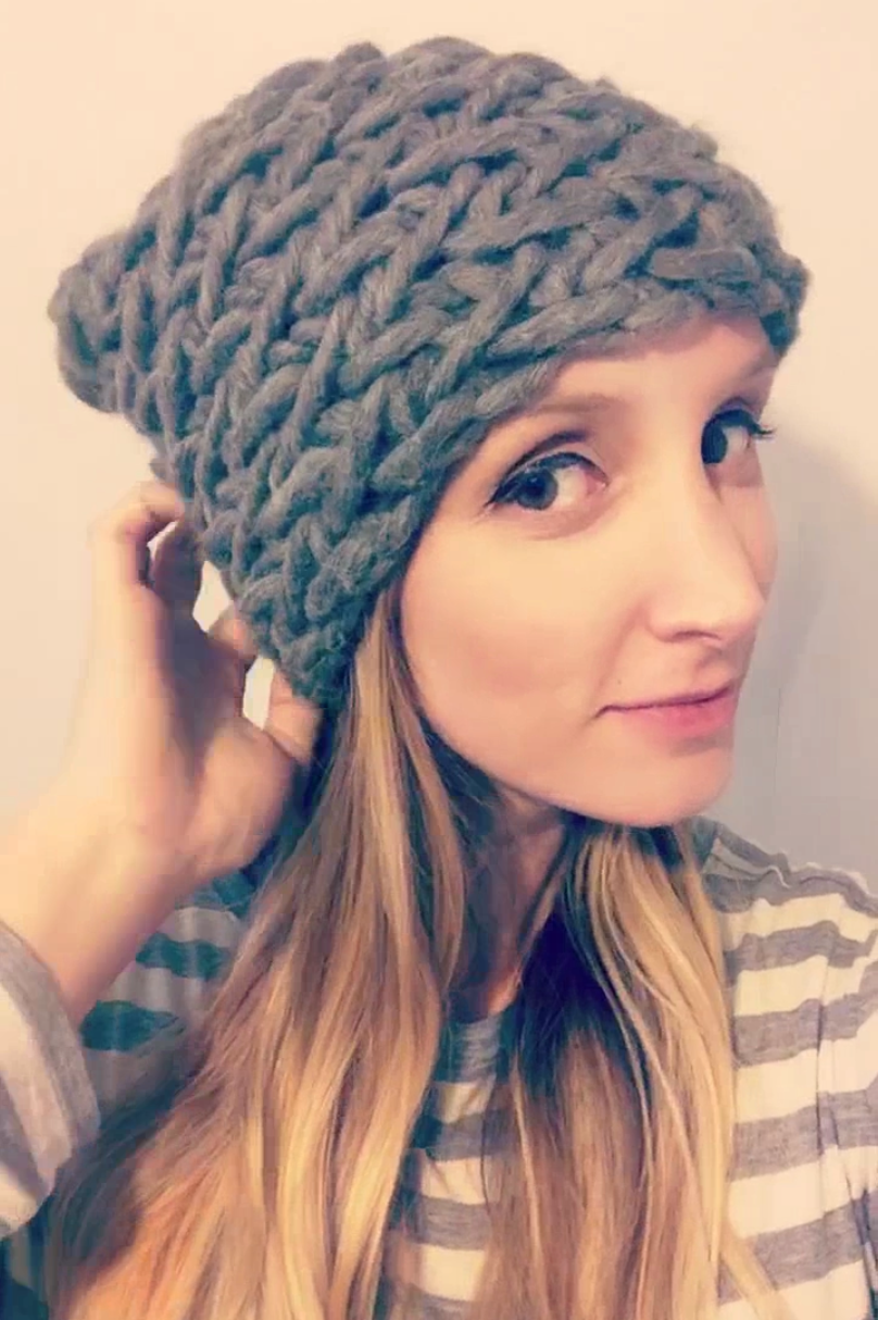 Herringbone Hat Free Pattern iKNITS