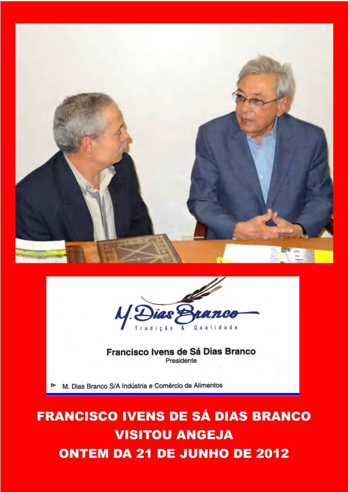 Blog de Albergaria: Ivens Dias Branco em Angeja para descerrar placa de