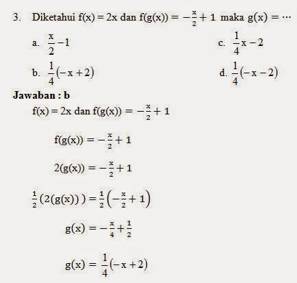 Contoh Soal Soal Olimpiade Matematika Fungsi Komposisi