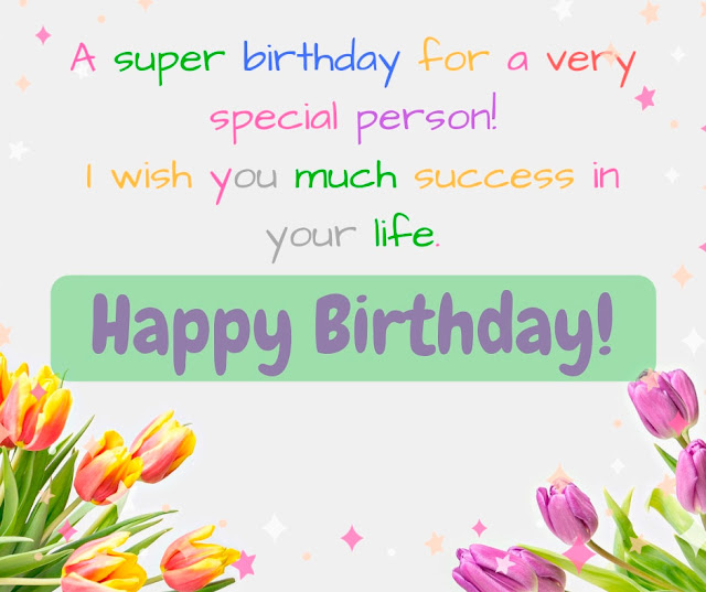 A super birthday for a very special person!