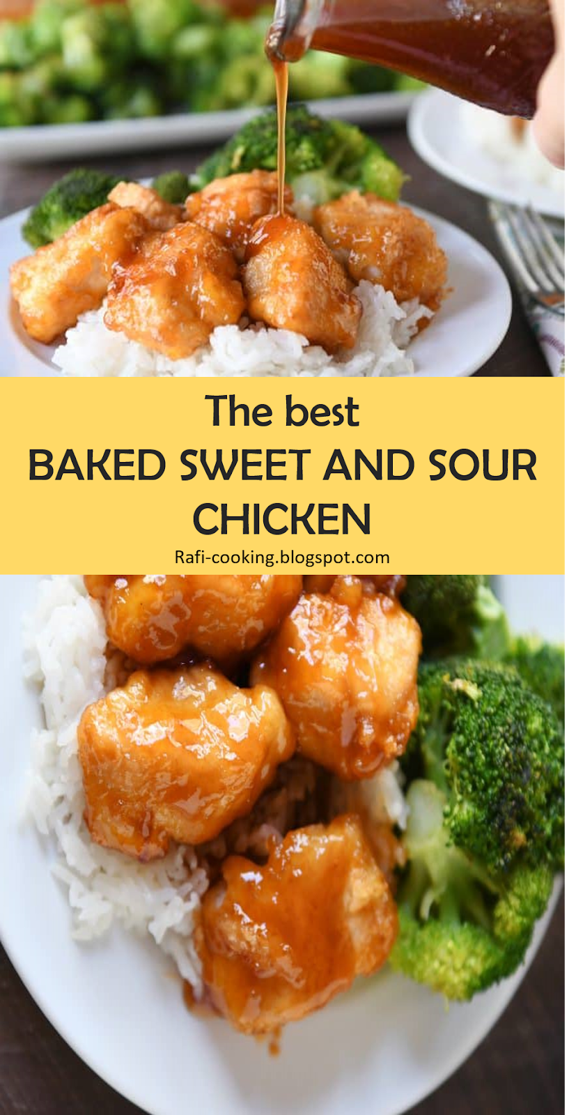 My best #recipe >> BAKED SWEET AND SOUR #CHICKEN - ~09~