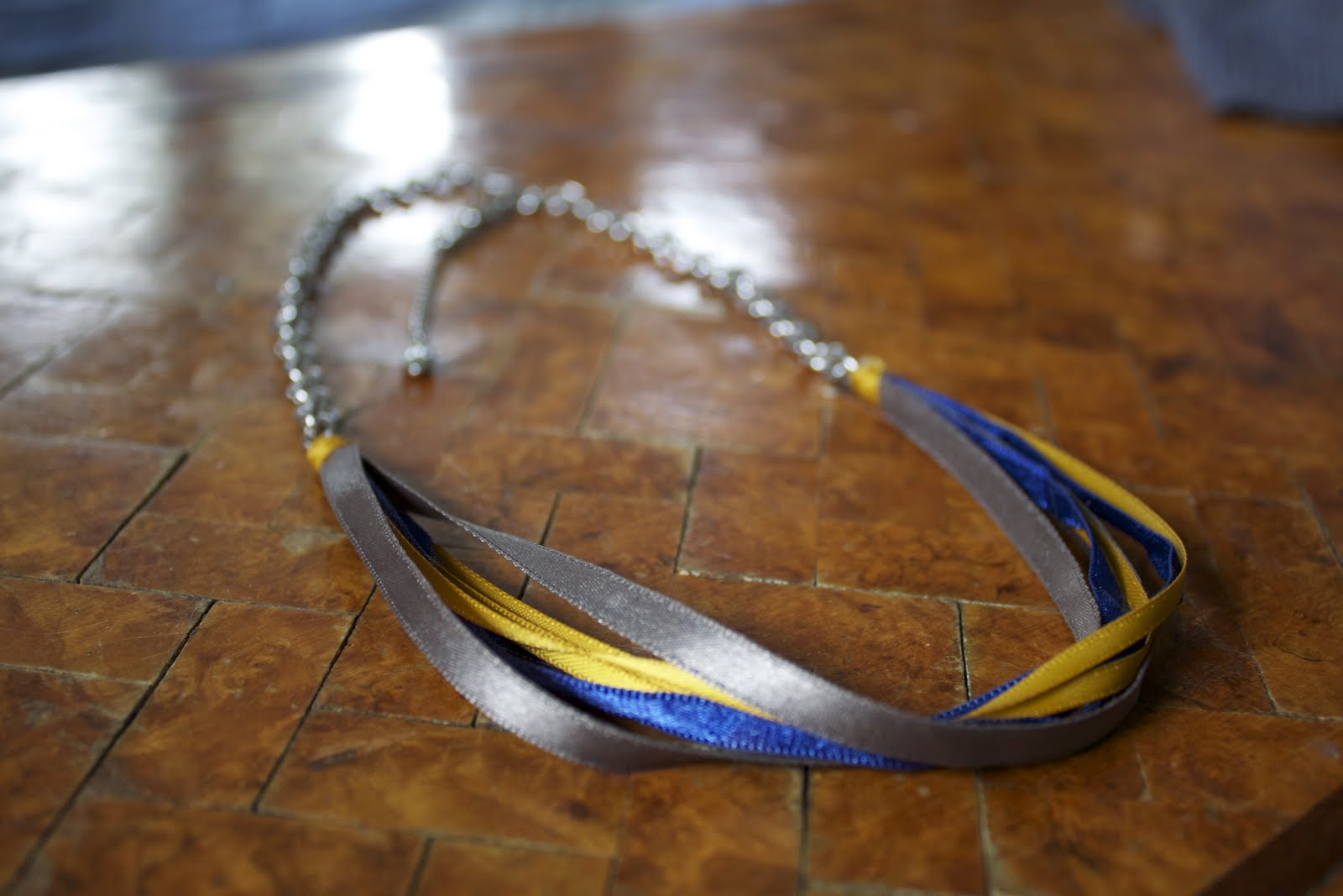 on my honor... ribbon necklace