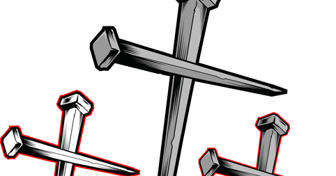Clip Art Hoard: Cross of Nails