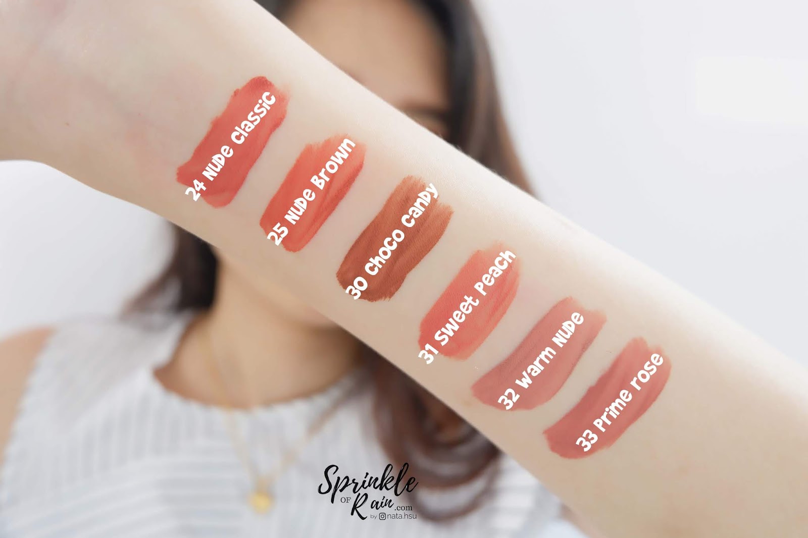 REVIEW + SWATCHES] QL Cosmetic Lipcream Matte Nude Series - Sprinkle of Rain