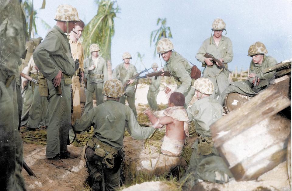 Breathtaking Colorized Photos Show The Horror Of The War In The Pacific