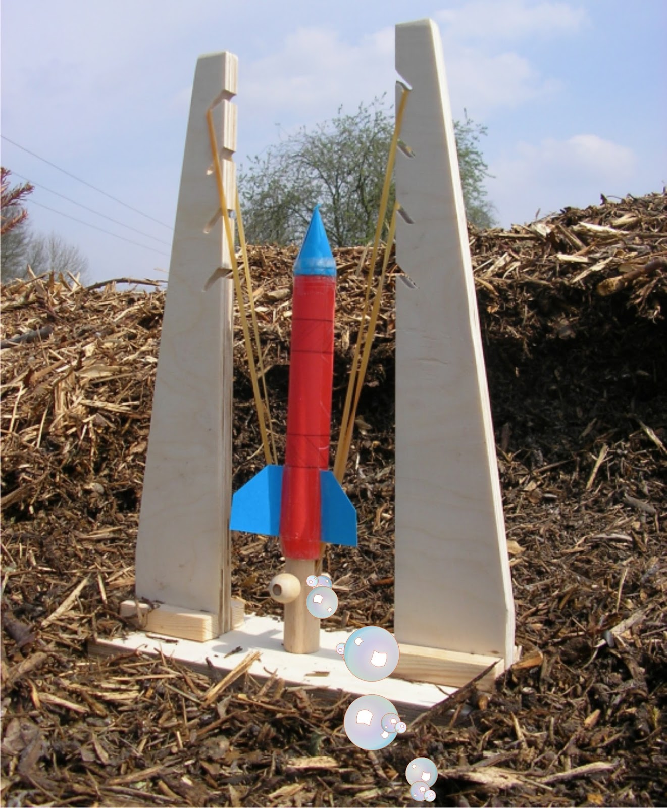 kreative kiste: Rakete selber bauen