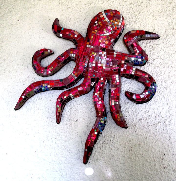 Kim Larson Art, Mosaics + More Octopus Mosaics