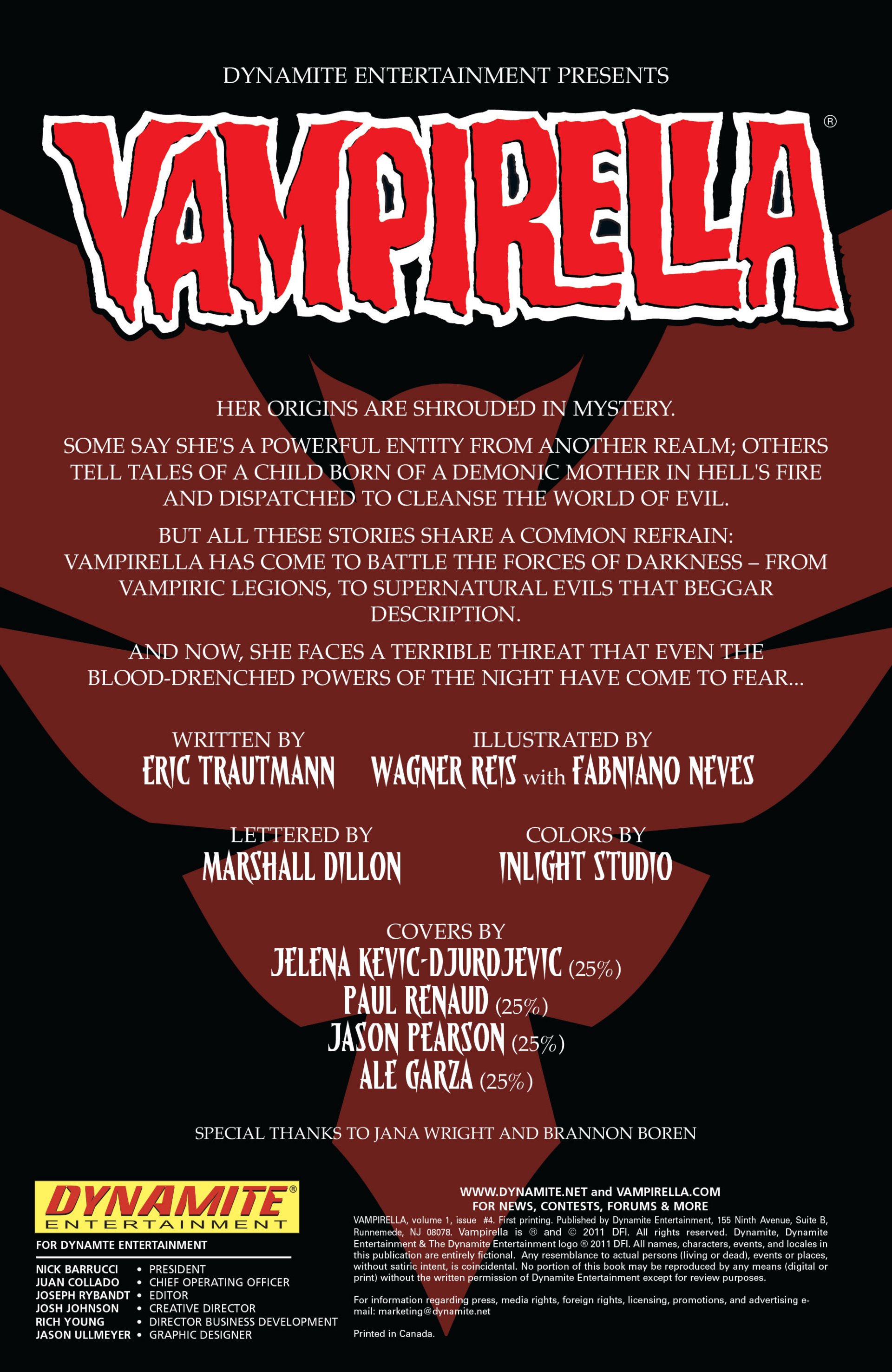 Read online Vampirella (2010) comic -  Issue #4 - 2