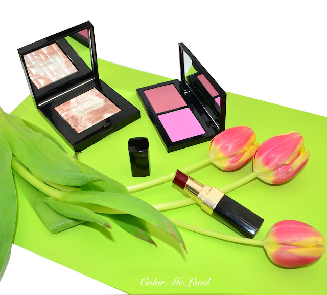 Bobbi Brown Highlighting Powder Pink Glow, Blush Duo Sand Pink & Nourishing Lip Color #15 Berry, Review, Swatch & FOTD | Color Me Loud