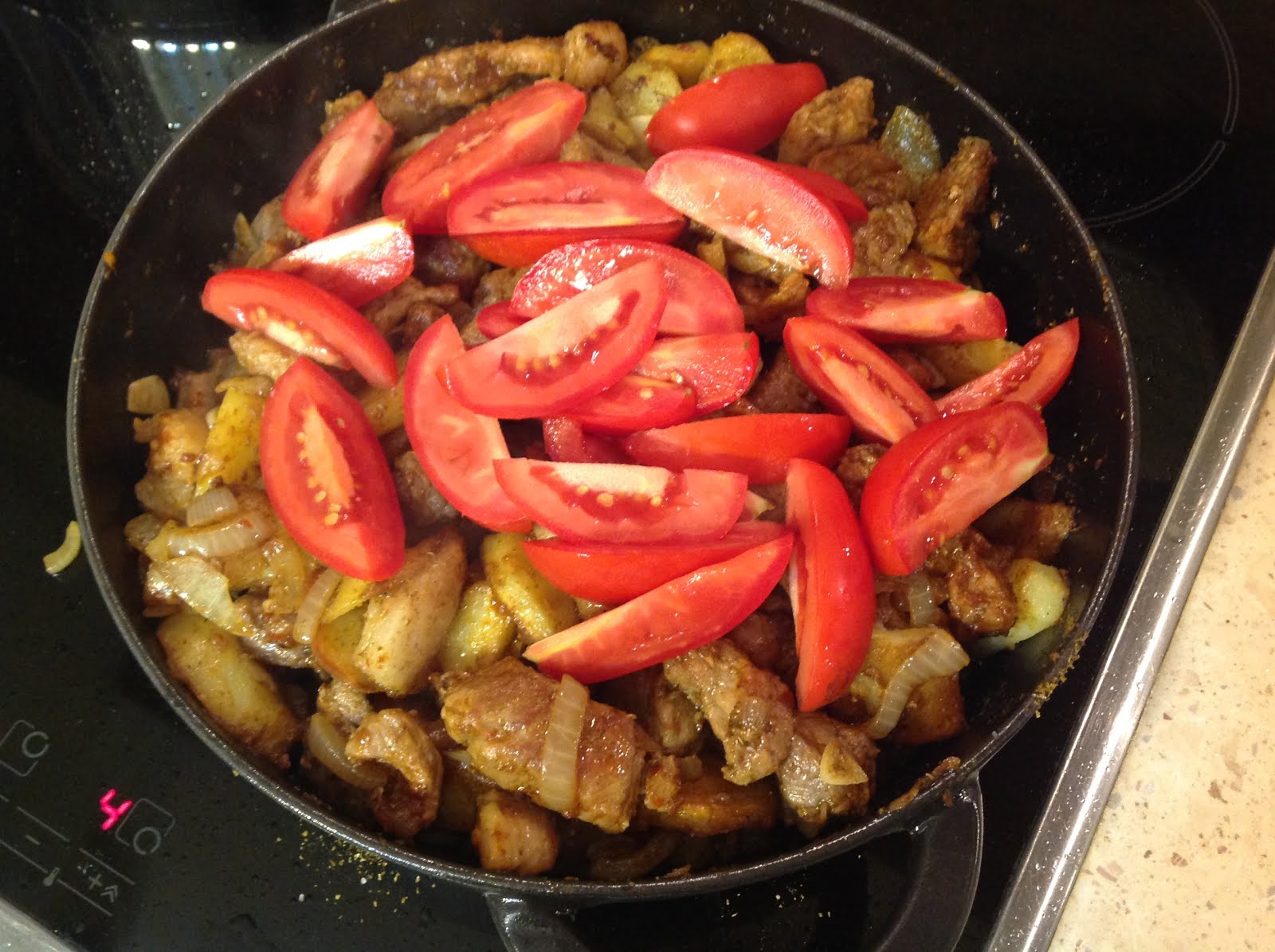 Жареное мясо с картофелем (по-грузински)