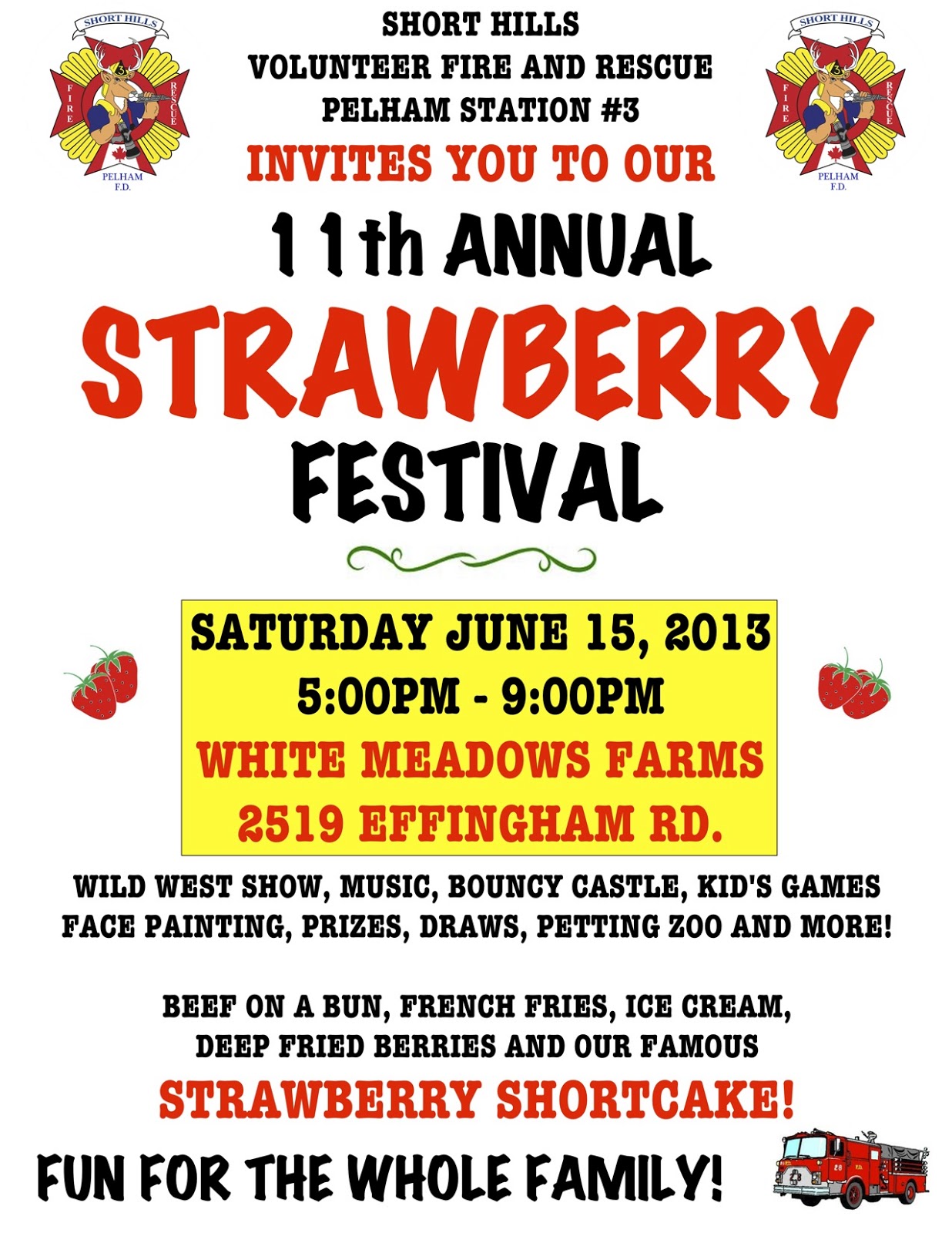 Kids in Niagara 11th Annual Strawberry Festival