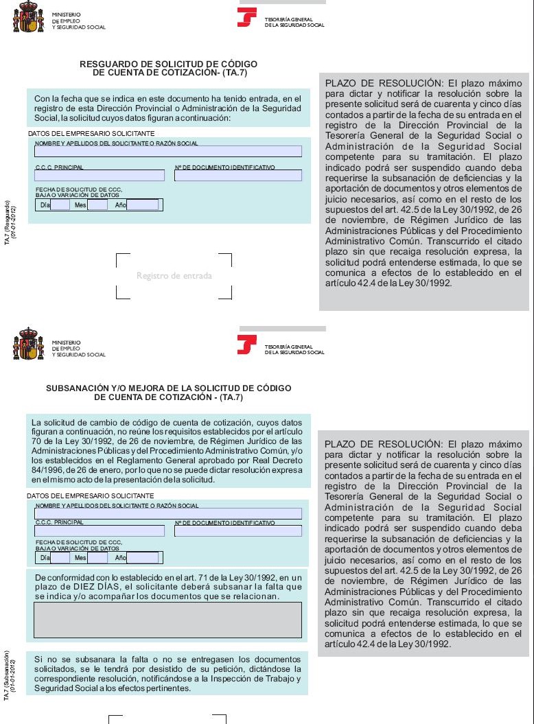 Seguridad Social: Documentos de Baja del trabajador a la Seguridad Social