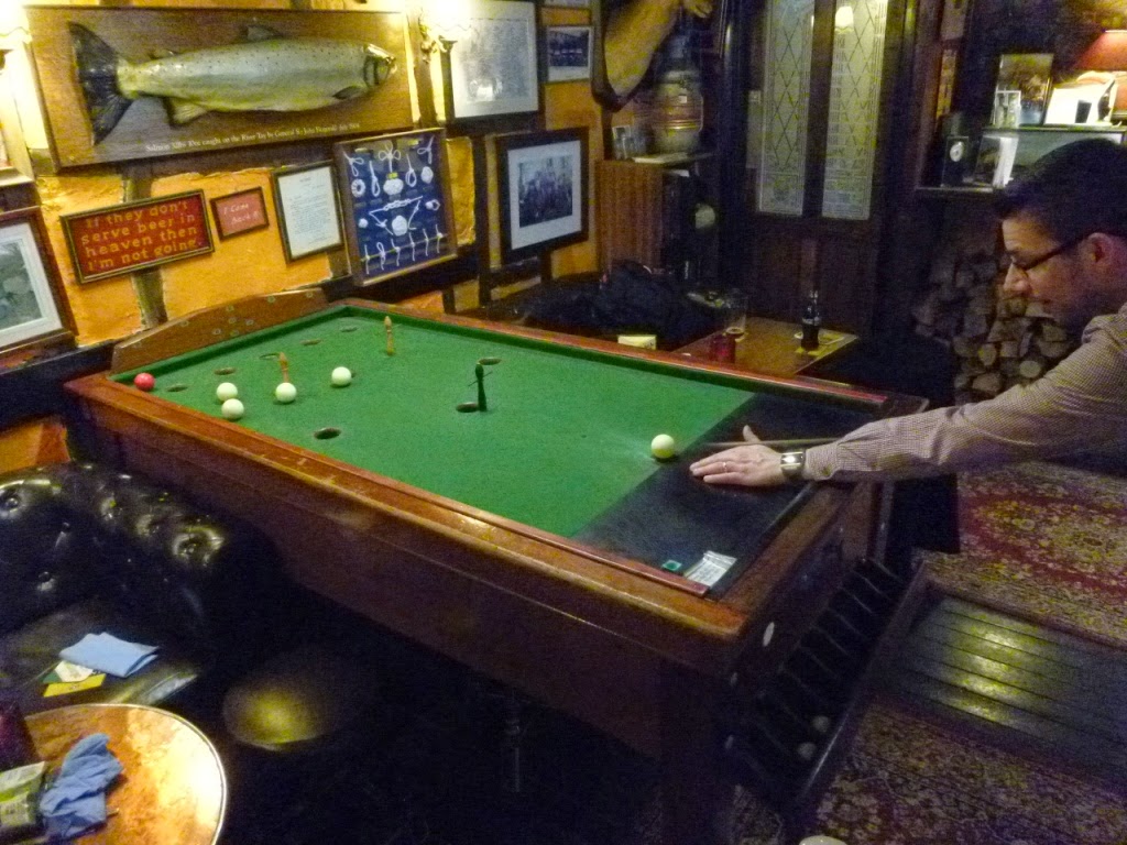Bar Billiards at The Cock Inn, Luddesdowne