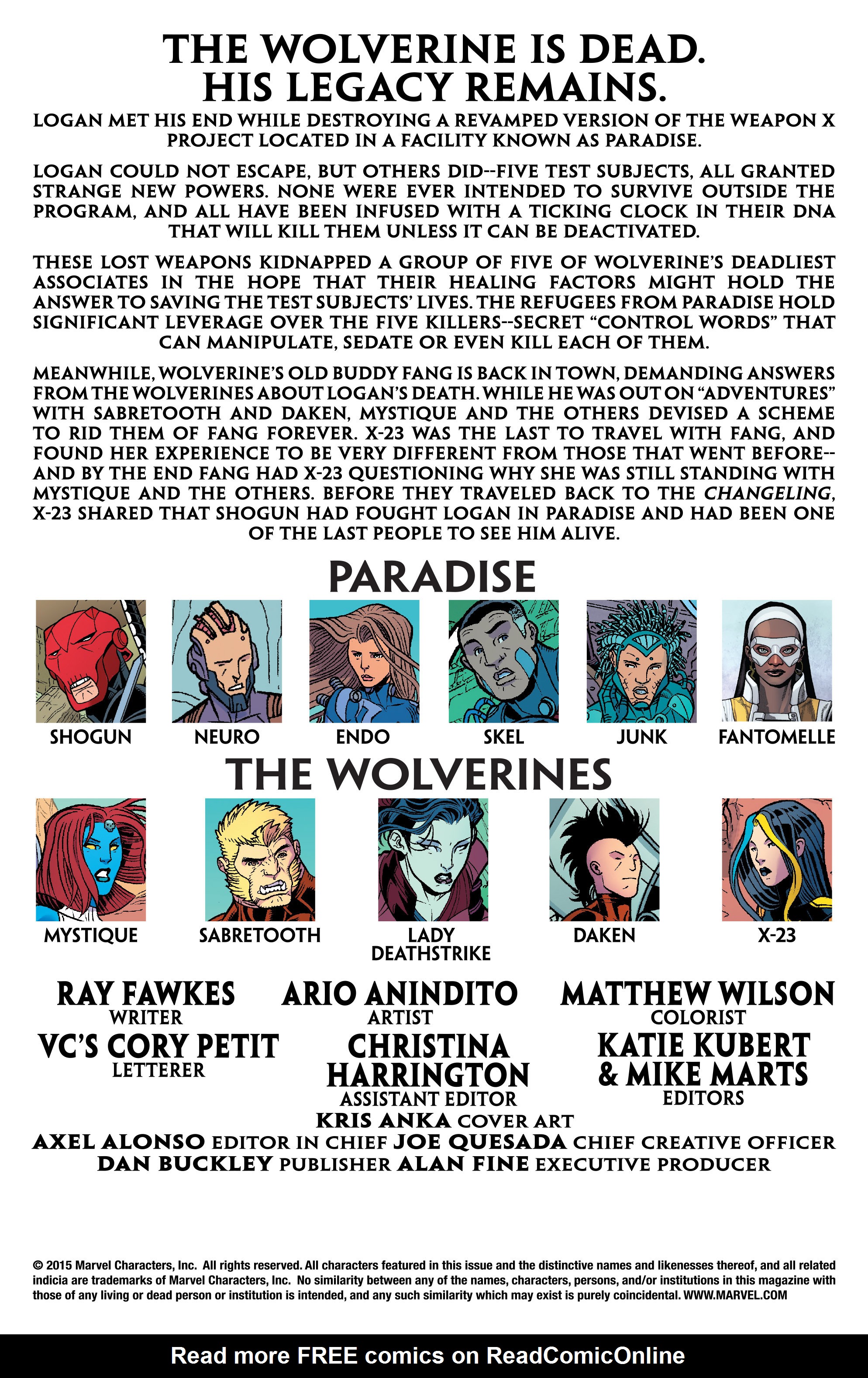 Read online Wolverines comic -  Issue #12 - 2