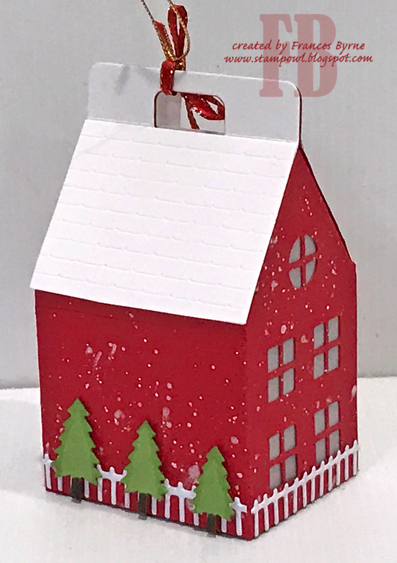StampOwl's Studio Red Christmas House Box