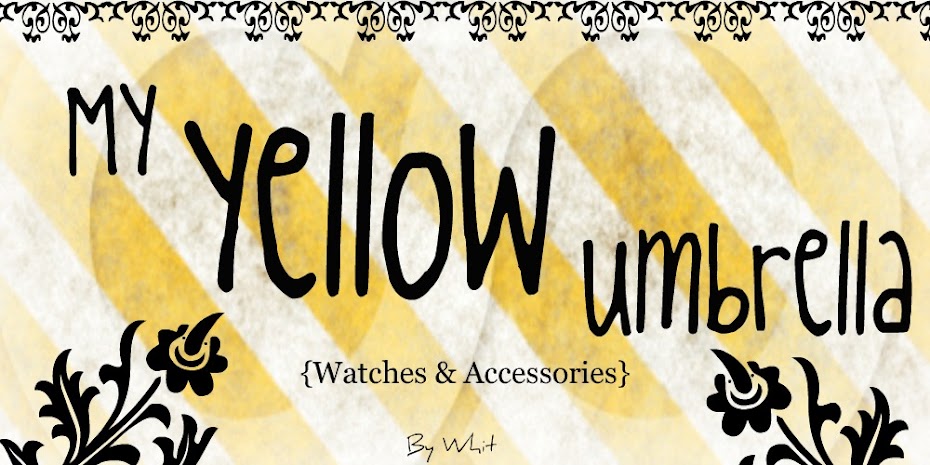 My Yellow Umbrella Watches and Accessories