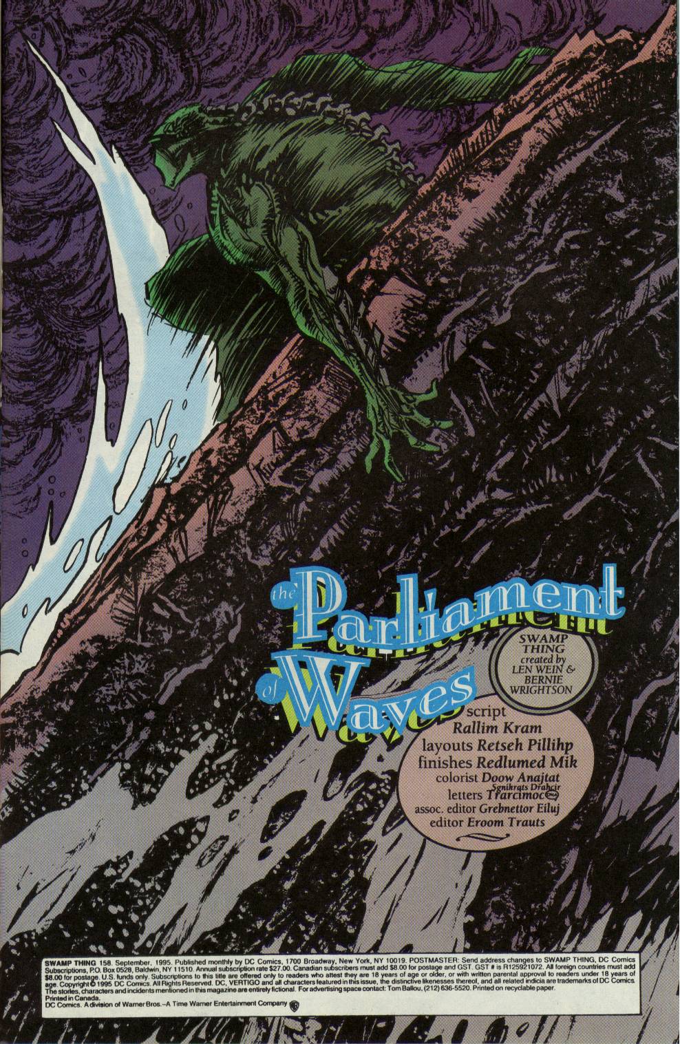 Read online Swamp Thing (1982) comic -  Issue #158 - 4