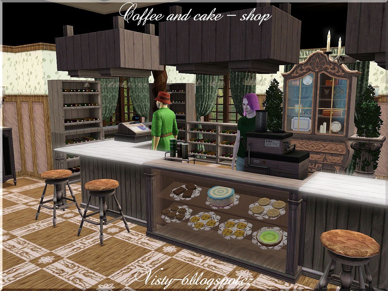 My Sims 3 Blog Coffee and Cake Shop by Visty6