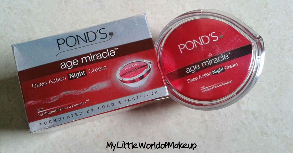 ponds deep action night cream