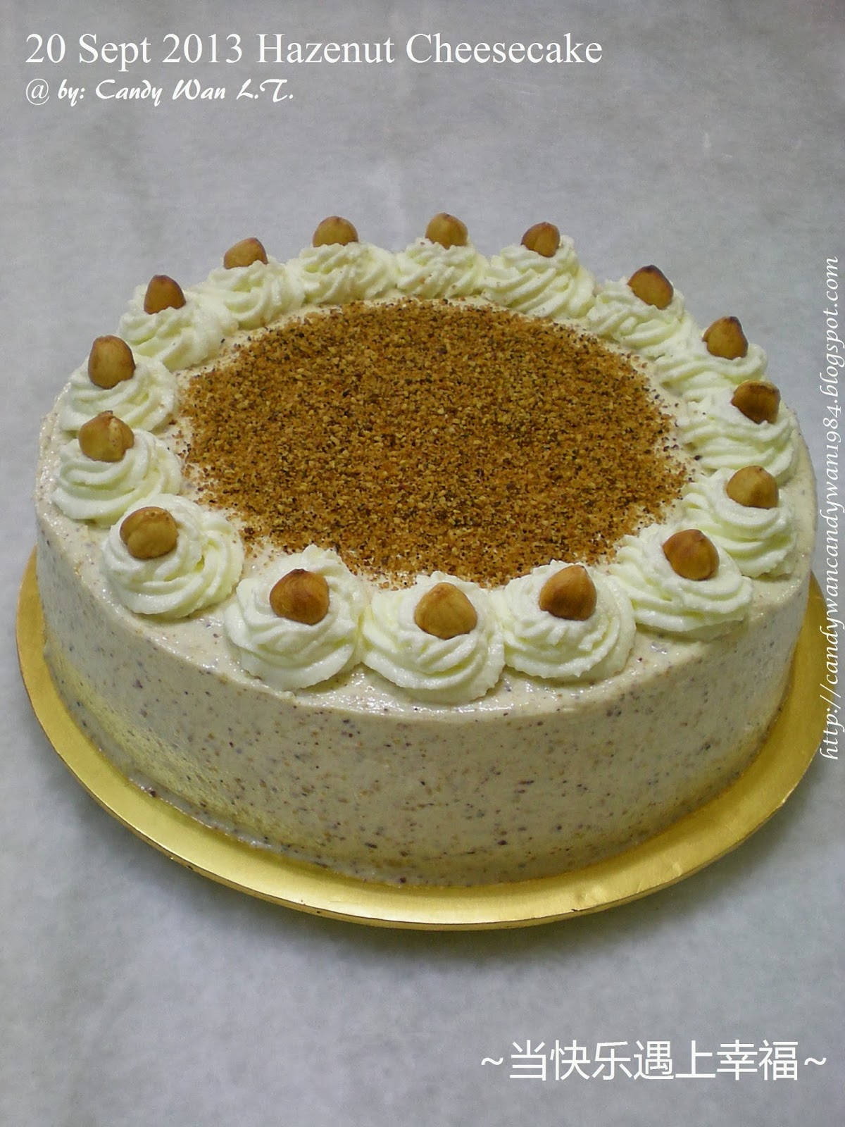 【简简厨房】焦糖榛子蛋糕，复刻网红榛子奶油蛋糕。 - 哔哩哔哩