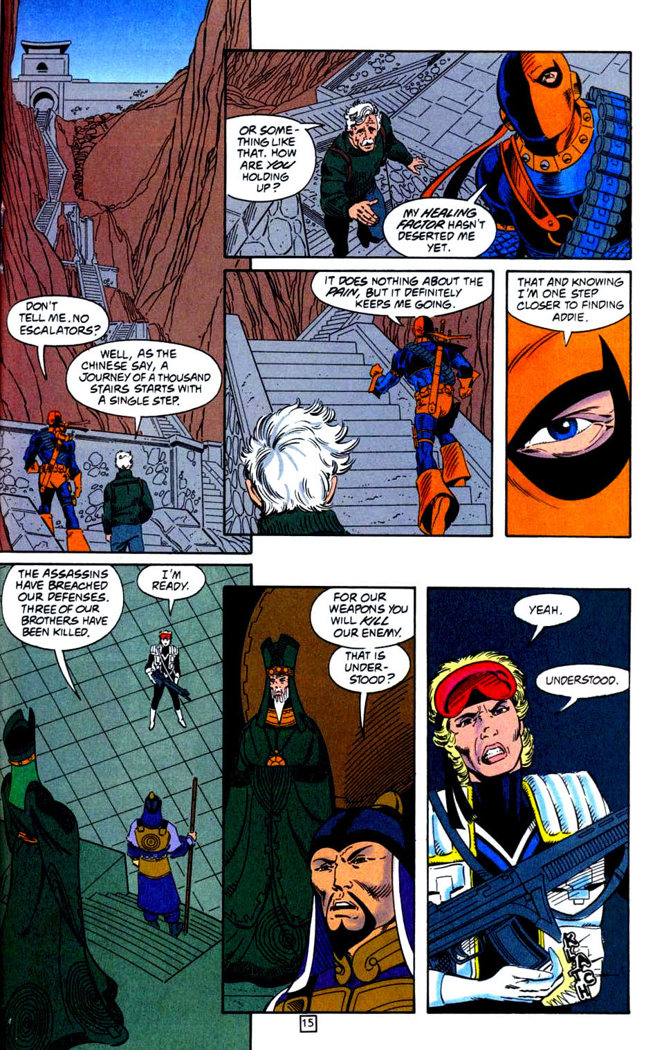 Read online Deathstroke (1991) comic -  Issue #30 - 16
