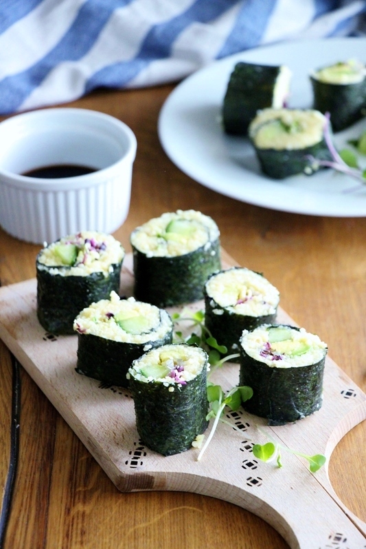 Veganes Sushi mit Hirsefüllung | Excuse me but...