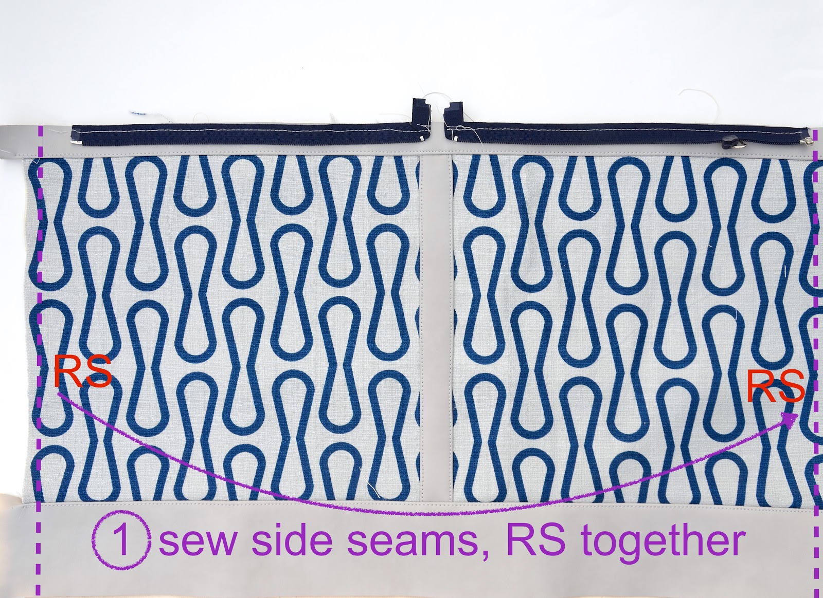 ikat bag Zip A Bag Chapter 10 DiamondFront Backpack