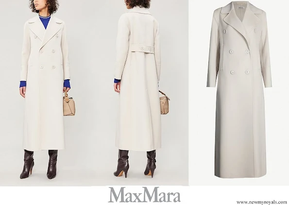 Countess of Wessex wore MAX MARA Custodi double-breasted brushed wool coat