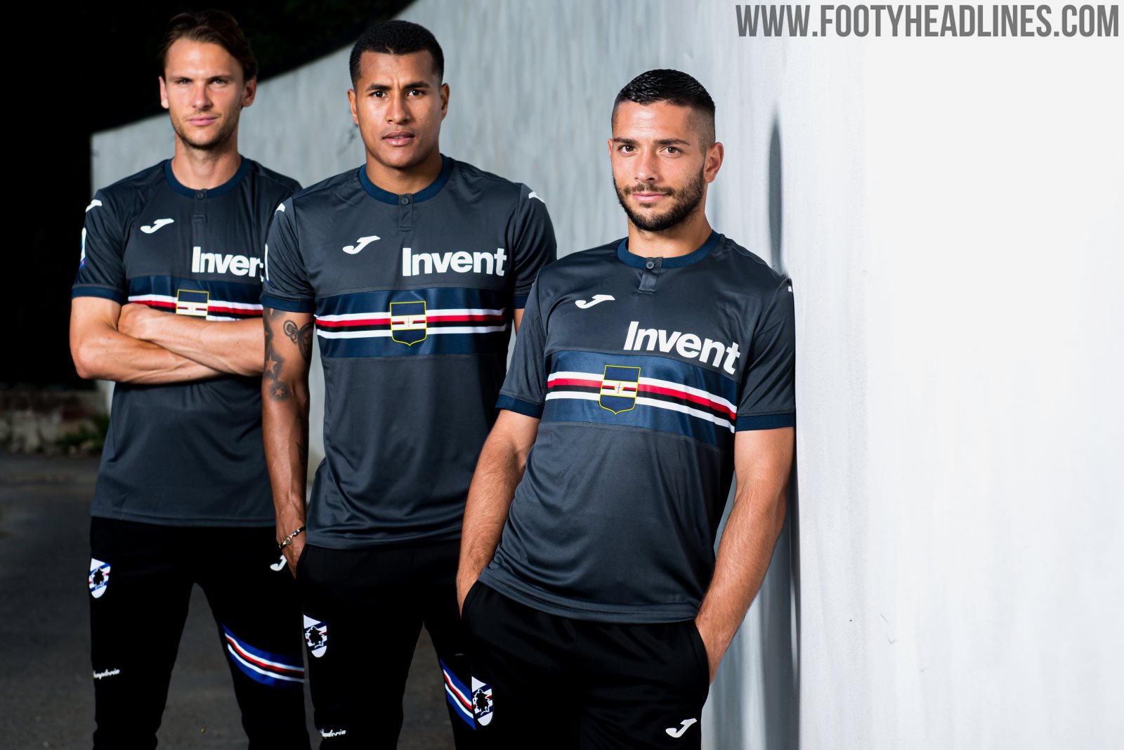 Visita lo Store di JomaJoma 2019-2020 Sampdoria Third Football Soccer T-Shirt Maglia 
