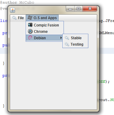 java create new file menu java create new file menu