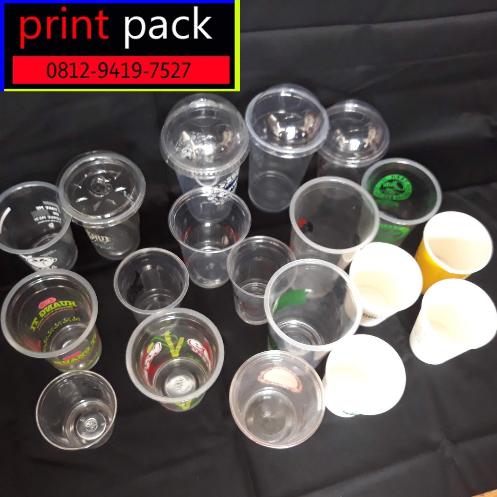 Menerima pesanan berbagai macam gelas plastik atau plastik cup dengan ...