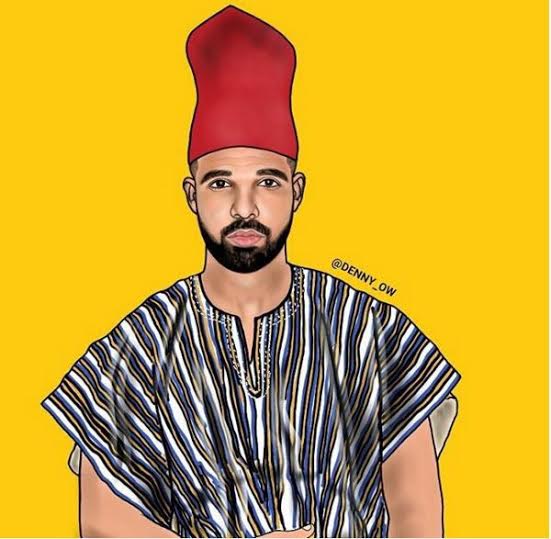 Check out these African illustration of Rihanna, Diddy, Drake, Nicki Minaj, Jay Z, others