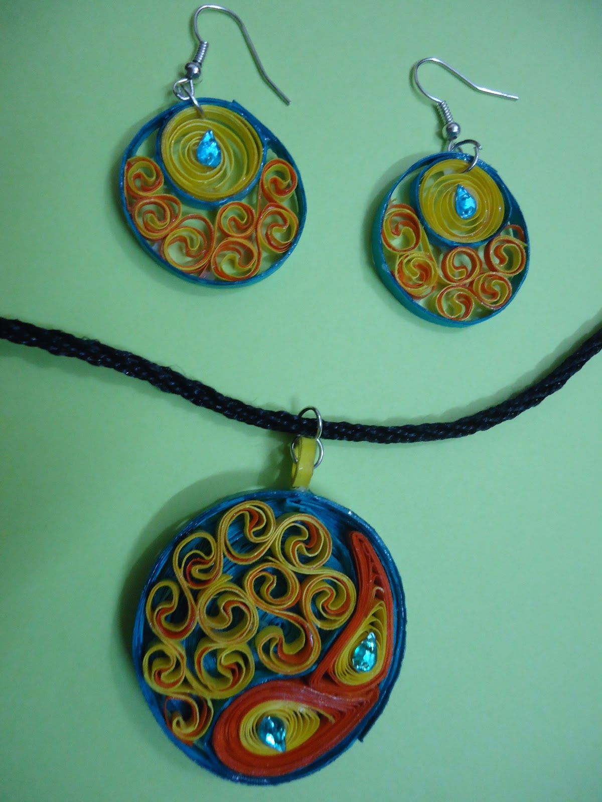quilling creations QUILLED JEWELLERY