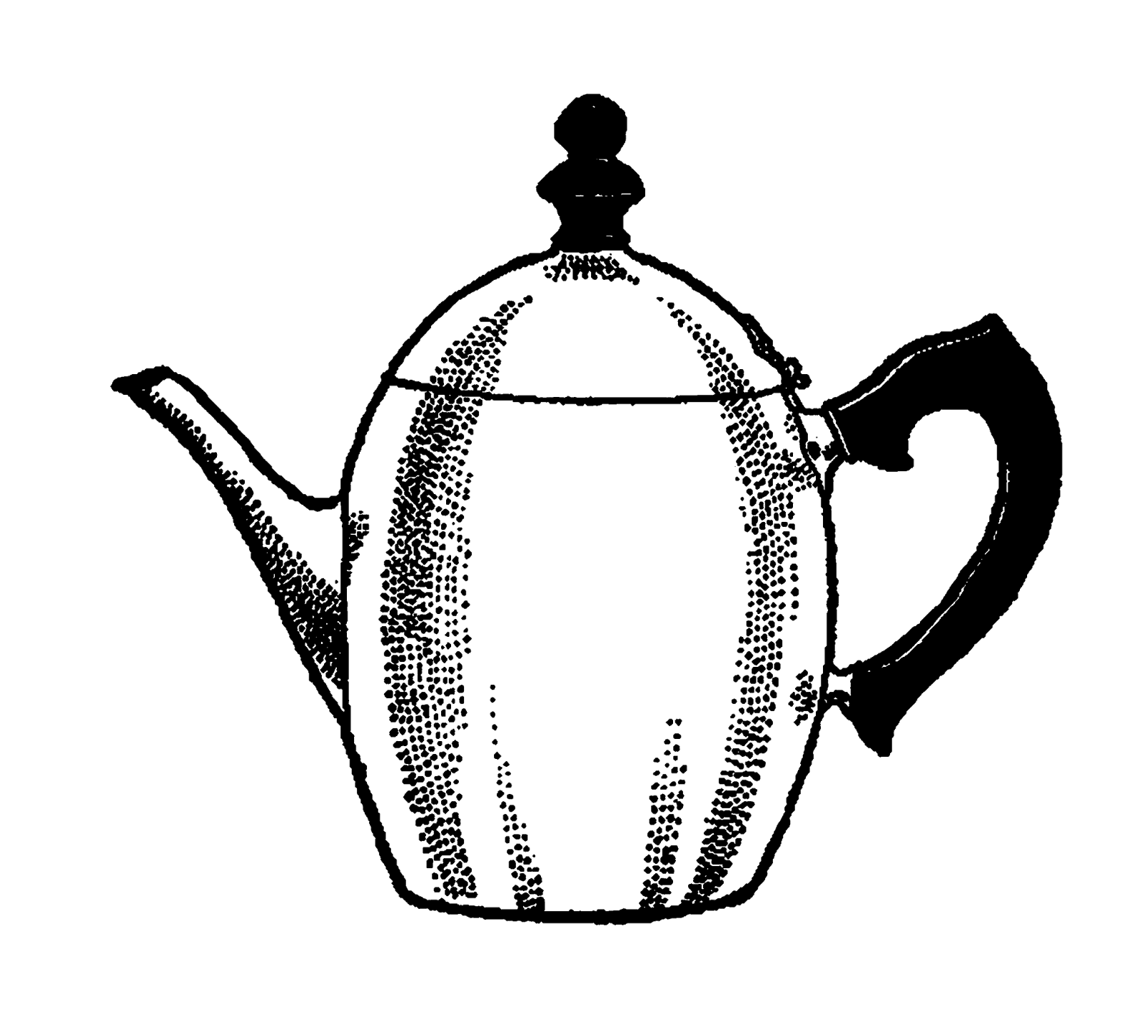 Vintage Teapot Illustration