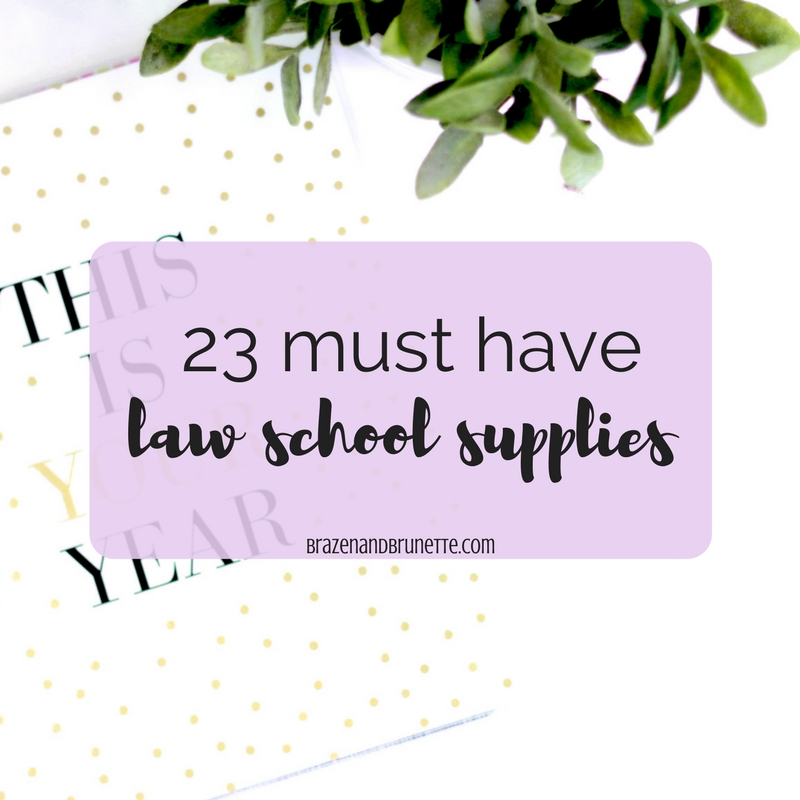 Essential Law School Supplies Brazen and ⚖ law school advice