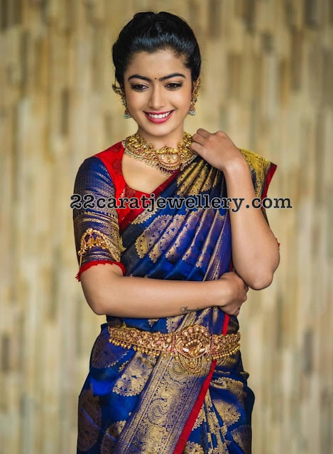 Rashmika Mandanna Wearing Kalasha Fine Jewellery - Jewellery Designs