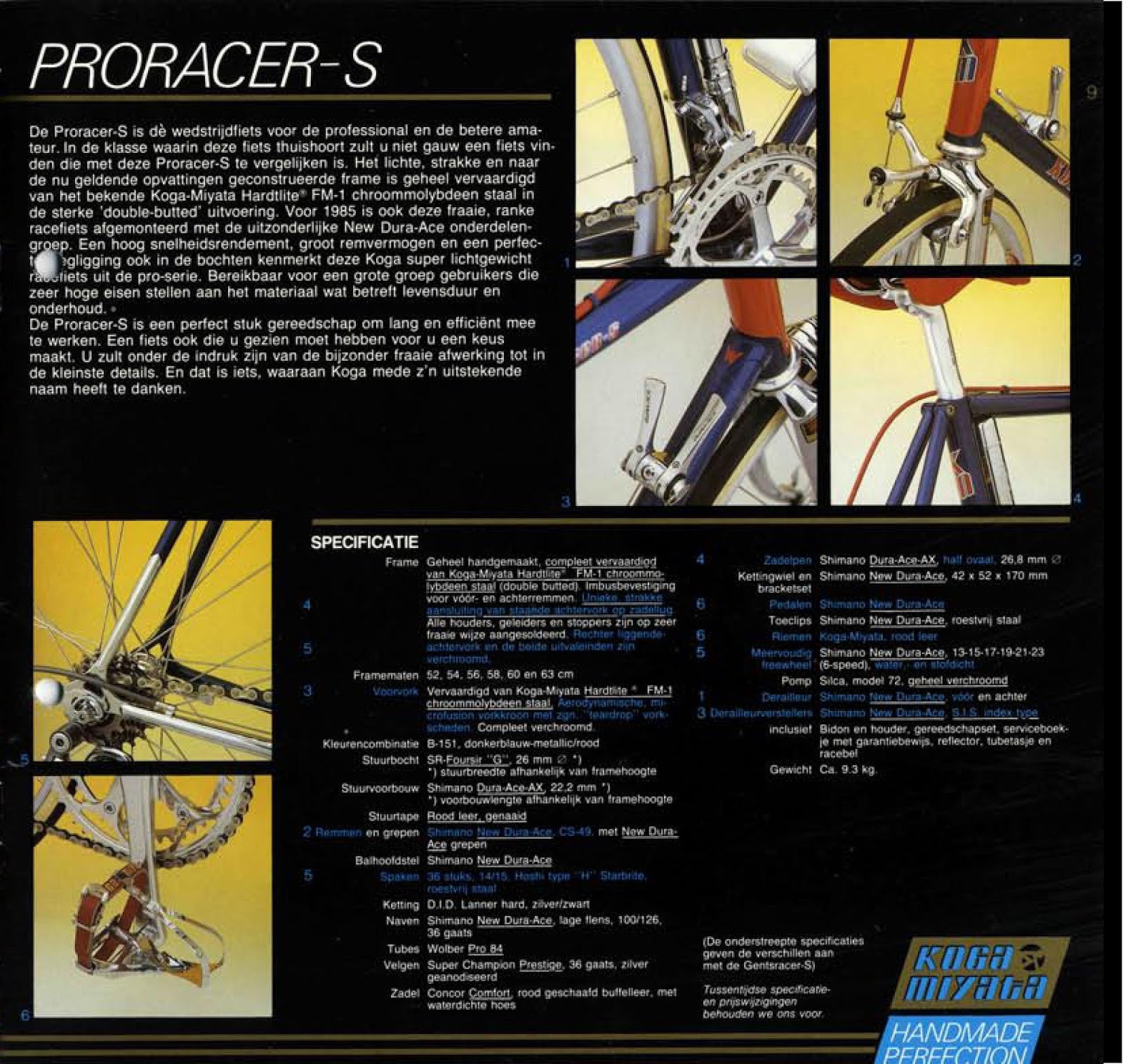 CATALOGUES KOGA MIYATA MIYATA 1985