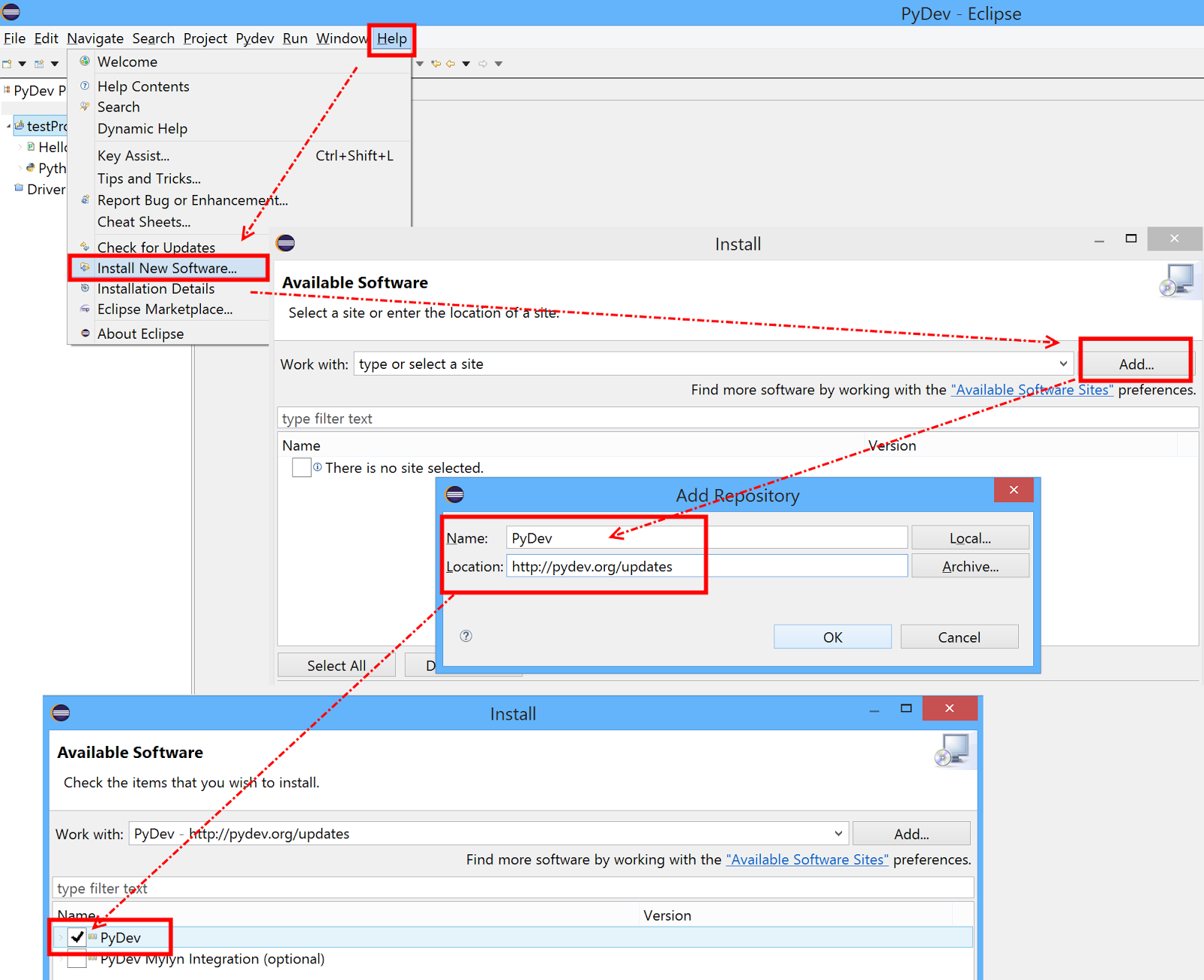 Student and Class Conversations: Python in Eclipse ( PyDev )