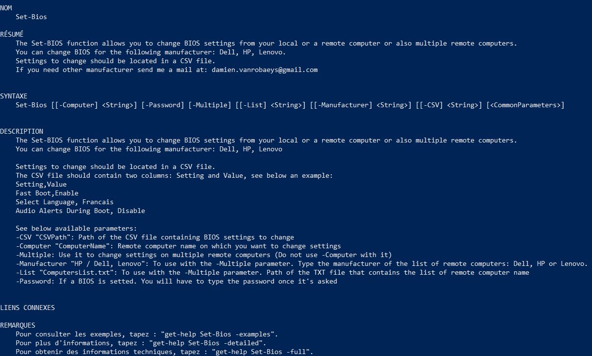 PSGallery: Change BIOS settings from local or remote computer | Syst ...